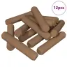 Puitpulk 12 Pcs Pruun Ø8 X 35 Mm Täispuit