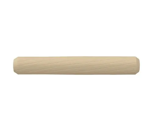 Koka Dībeļi 12 Pcs Brūna Ø8 X 50 Mm Masīvkoks Vidaxl