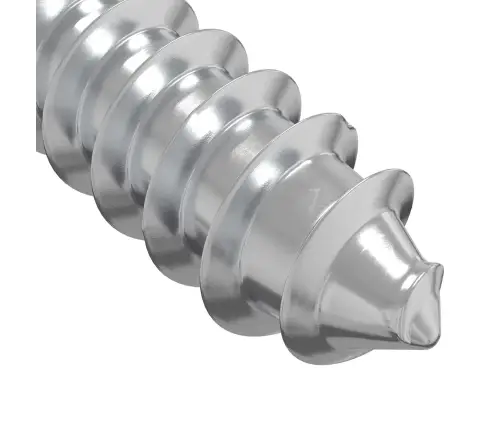 Puidust Kruvid 2 Pcs Hõbedane M6 X 70 Mm Teras