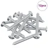 Varžtas 12 Pcs Sidabro M6 X 60 Mm Plienas