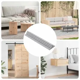 Srieginis Strypas 12 Pcs Sidabro 6 X 170 Mm Plienas