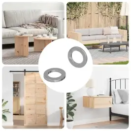 Uzgriežņi 2 Pcs Sudraba 10 X 10 X 1,2 Mm Tērauds Vidaxl