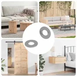 Uzgriežņi 2 Pcs Sudraba 16 X 16 X 1,5 Cm Dzelzs Vidaxl