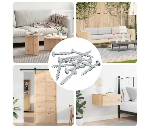 Varžtas 12 Pcs Sidabro 9,8 X 35 Mm Geležis