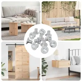 Iegremdēšanas Skrūves 32727 Pcs Sudraba Dzelzs Vidaxl