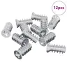 Varžtas 12 Pcs Sidabro M6 X 12 Mm Geležis