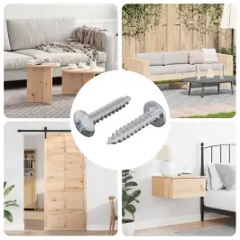 Pašvītņojamais Nags 2 Pcs Cinkots 4 X 20 Mm Tērauds Vidaxl