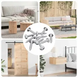 Pašvītņojamais Nags 10976 Pcs Cinkots Tērauds Vidaxl