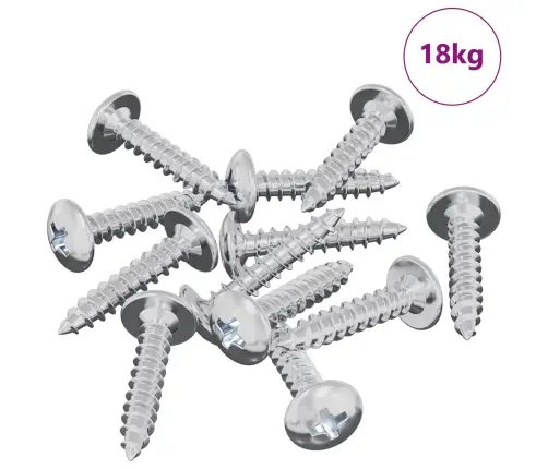 Pašvītņojamais Nags 10976 Pcs Cinkots Tērauds Vidaxl