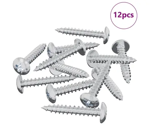Savarankiškai Įsukamas Vienas 12 Pcs Cinkuota 4 X 25 Mm Plienas