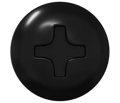 Tapping Nagla 12 Pcs Melna M4 X 28 Mm Tērauds Vidaxl