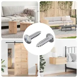 Kinnitus 2 Pcs Hõbedane M4 X 16 Mm Teras