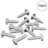 Kinnitus 12 Pcs Hõbedane M4 X 16 Mm Teras