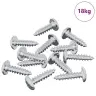 Skrūve 13636 Pcs Sudraba M4 X 16 Mm Tērauds Vidaxl