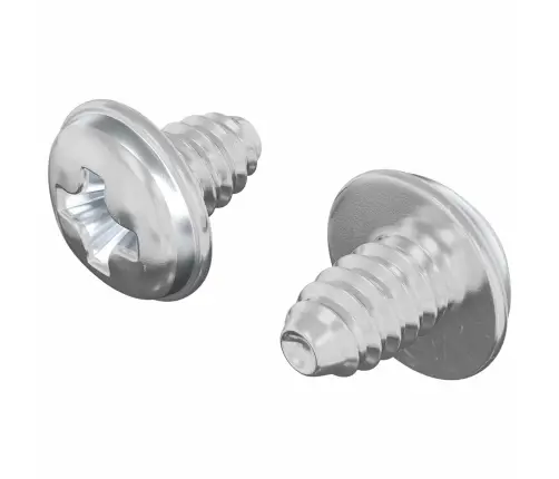 Slēdzenes Skrūves Vienkrāsains 2 Pcs Sudraba M4 X 5 Mm Dzelzs Vidaxl