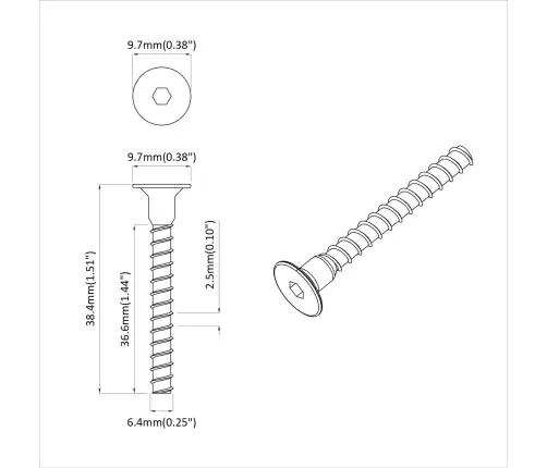 Kontaktligzdas Skrūve 3072 Pcs Melna 10 X 40 Mm Dzelzs Vidaxl