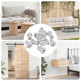 Lukustusmutter 3673 Pcs Nikkel Teras