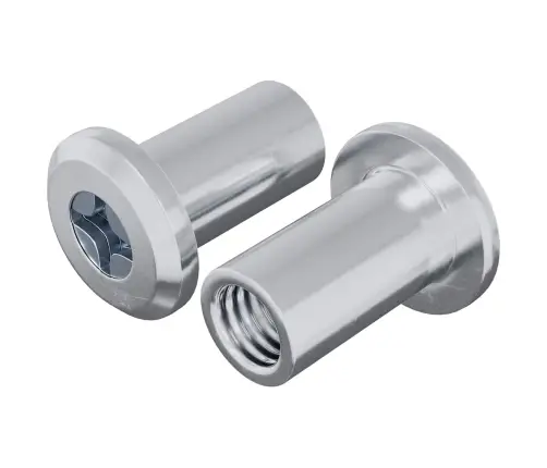 Bloķējošais Uzgrieznis 2 Pcs Sudraba M6 X 15 Mm Tērauds Vidaxl