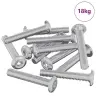 Galvas Bloķēšanas Skrūve 2514 Pcs Sudraba Tērauds Vidaxl