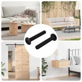 Kinnitus 2 Pcs Hõbedane 5 X 30 Mm Raud