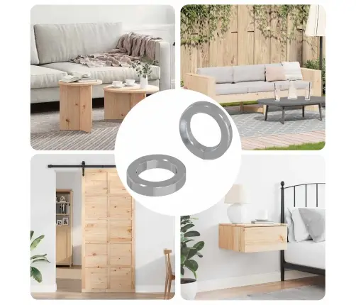 Keenpaneel 2 Pcs Valge 13 X 1 Mm Raud