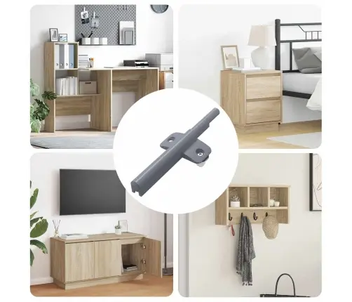 Mīksta Slēgšanas Dampers 12 Pcs Pelēka 125 X 47 X 15 Mm Pp Vidaxl