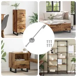 Dujų Strutas 439 Pcs Sidabro Geležis