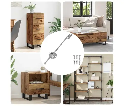 Dujų Strutas 439 Pcs Sidabro Geležis