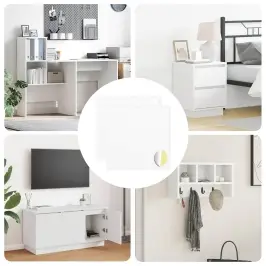 Uzlīme 2 Pcs Balts Ø 20 X 0,5 Mm Papīrs Vidaxl