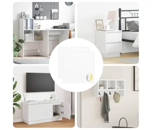 Lipdukas 2 Pcs Balta Ø 20 X 0,5 Mm Popierius