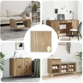 Līmējošs Skrūvju Vāks 12 Pcs Artisānā Ozols Ø 20 X 0,5 Mm Vidaxl