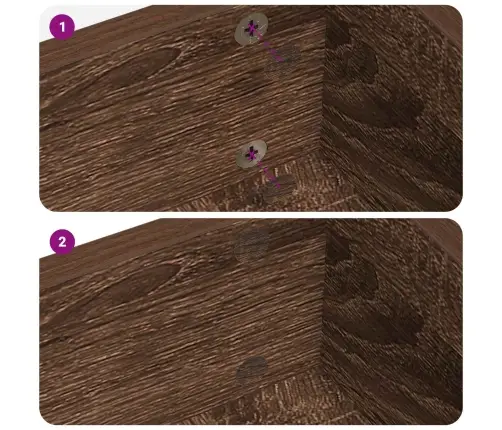 Kleebis Kruvi Kate 2 Pcs Pruun Tamme Ø 20 X 0,5 Mm Kaetud Paber