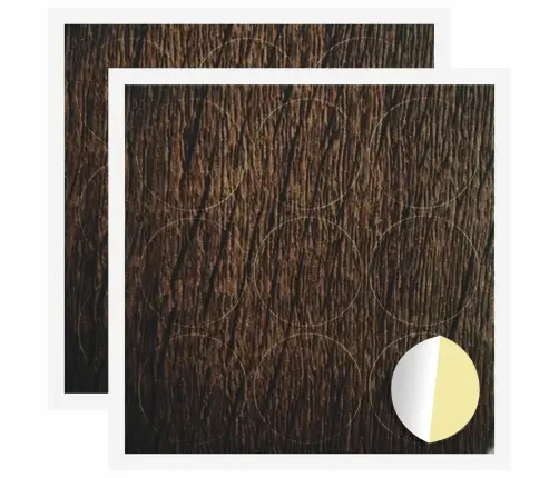 Kleebis Kruvi Kate 2 Pcs Pruun Tamme Ø 20 X 0,5 Mm Kaetud Paber