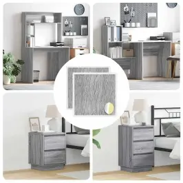 Kleebis Kruvi Kate 2 Pcs Hall Sonoma Ø 20 X 0,5 Mm Kaetud Paber