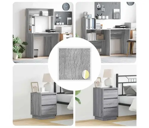 Līmējošs Skrūvju Vāks 12 Pcs Pelēks Sonoma Ø 20 X 0,5 Mm Vidaxl