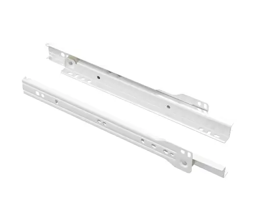 Kastīšu Sliede 2 Pcs Balts 250 Mm Tērauds Vidaxl