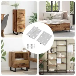 Vyrius 2 Pcs Sidabro 50 X 38 X 1,3 Mm Plienas