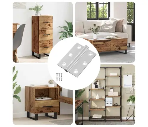 Hing 12 Pcs Hõbedane 50 X 38 X 1,3 Mm Teras