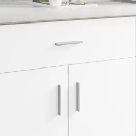 Käepide 12 Pcs Hõbedane 105.7 X 7.4 X 15.5 Mm Alumiinium