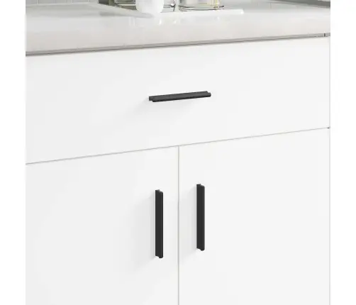 Käepide 973 Pcs Must 106 X 7,4 X 15,5 Mm Alumiinium