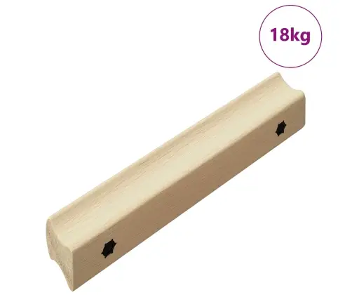 Taisna Rokturis 587 Pcs Dabisks Koka Tonis 130 X 25 X 30 Mm Vidaxl