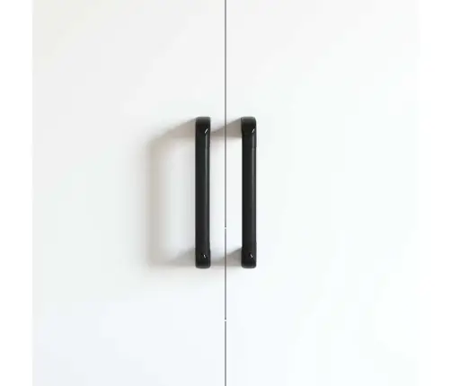 Rokturi 69 Pcs Melna 380 X 34 X 85 Mm Alumīnijs Un Pp Vidaxl