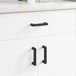 Mēbeļu Rokturis 12 Pcs Melna 110 X 12 X 36 Mm Dzelzs Vidaxl