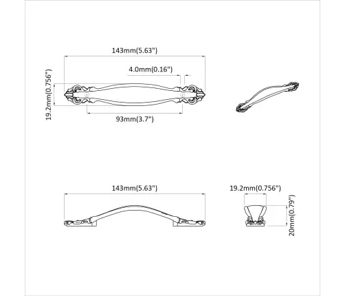 Rokturi 12 Pcs Melna 150 Mm Cinka Sakausējums Vidaxl