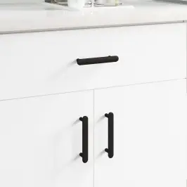 Skapja Rokturis 2 Pcs Melna 121 X 16.6 X 28.3 Mm Dzelzs Vidaxl