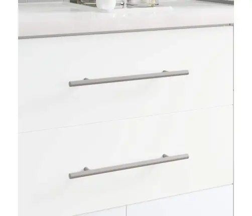 Skapja Rokturis 2 Pcs Sudraba 300 Mm Nerūsējošs Tērauds Vidaxl