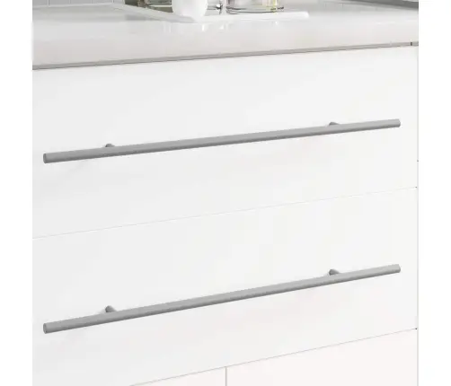 Rankena 12 Pcs Sidabro 500 Mm Plienas