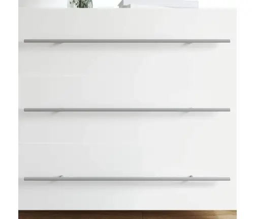 Skapja Rokturis 2 Pcs Sudraba 1700Mm Nerūsējošs Tērauds Vidaxl