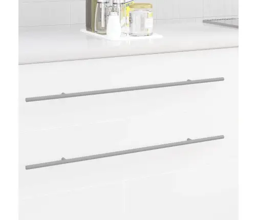 Spintelės Rankena 12 Pcs Sidabro 700 Mm Nerūdijantis Plienas