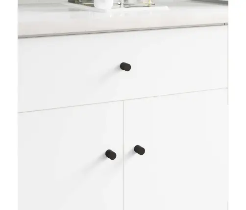 Kapi Nupud 2 Pcs Must M4 X 12 Mm Raud